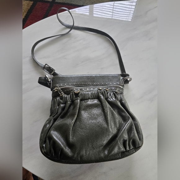 Brighton Crossbody Handbag Women Leather gathered pocket Small Luxury - Picture 6 of 15